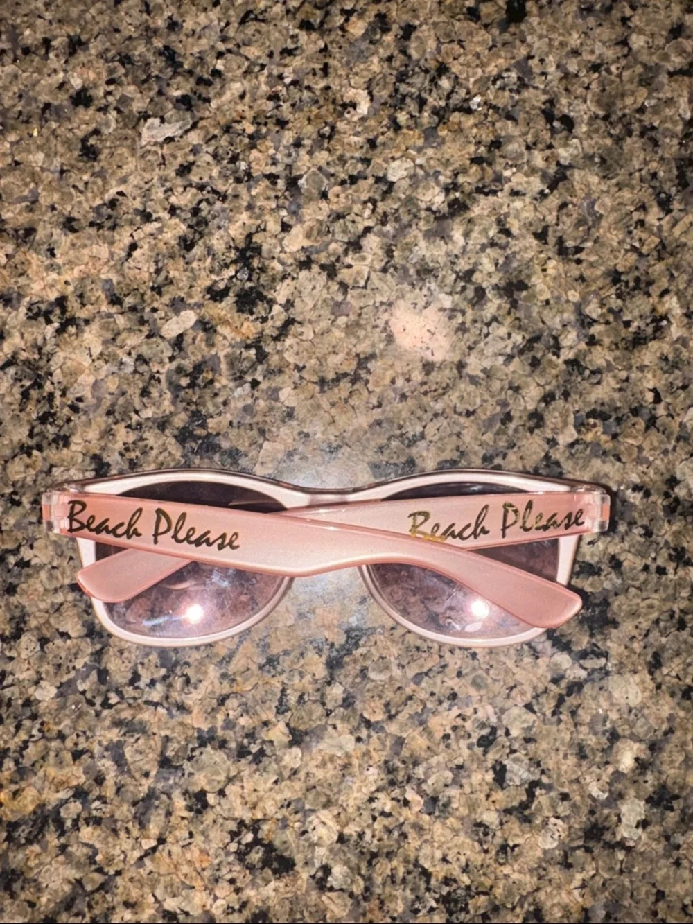 Beach Please Pink Sunglasses